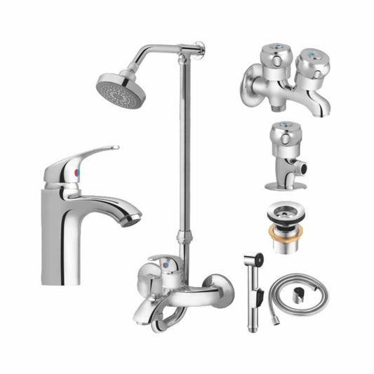 Sapphire Bath Set with Toilet Shower