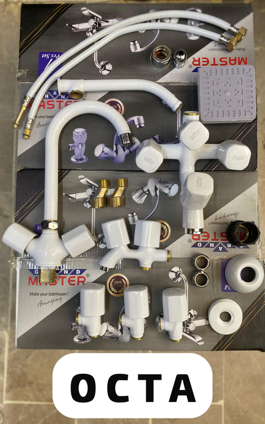 Premium White Bathroom Complete Set – grand master