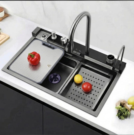 Complete Kitchen sink stainless steel